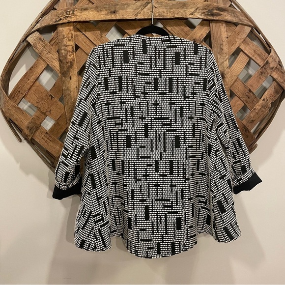 Hunter Bell Open Front Swing Style Jacket Size Large - Picture 5 of 11